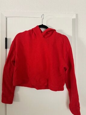 Athleta waffle knit cropped hoodie xxs